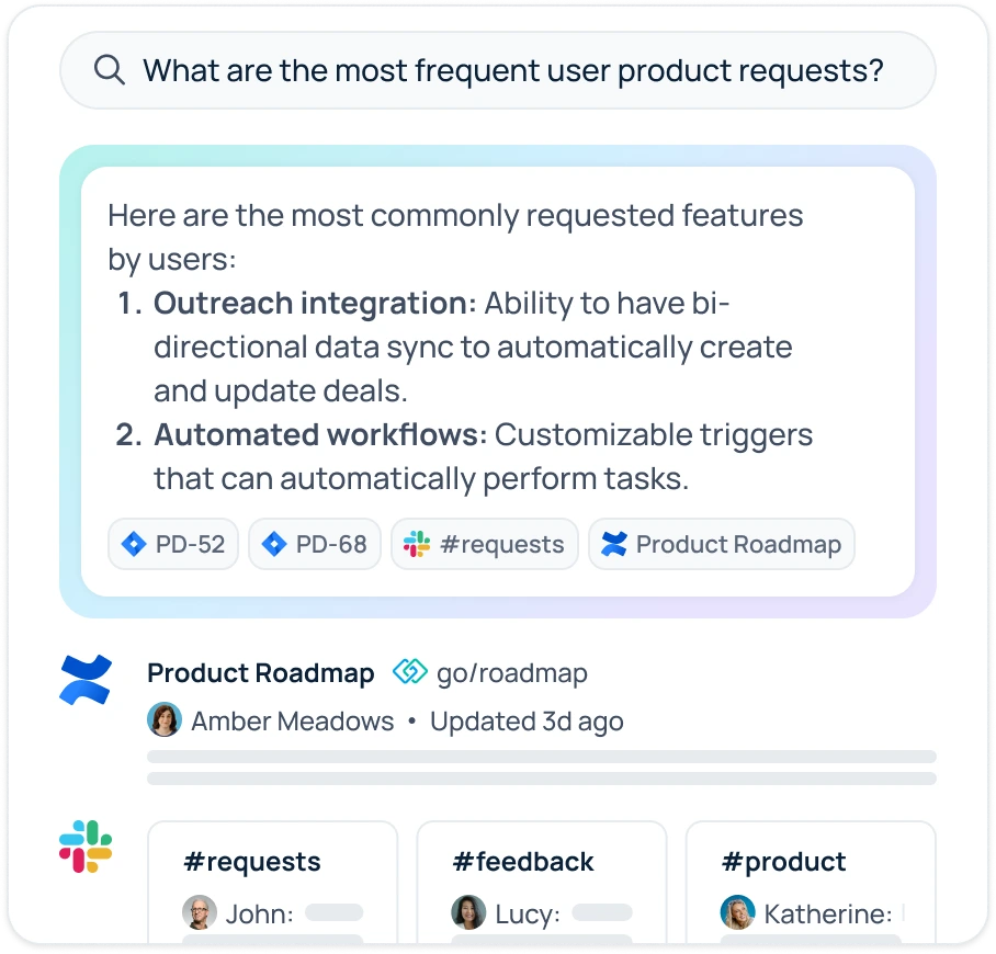 Skip the clicks and get the answer
