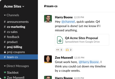 Slack connector