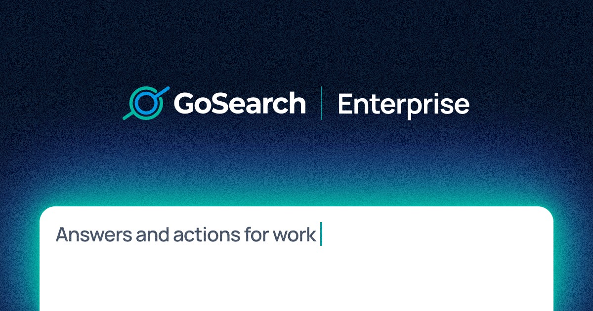 GoSearch | Workplace Search Solutions for Enterprise