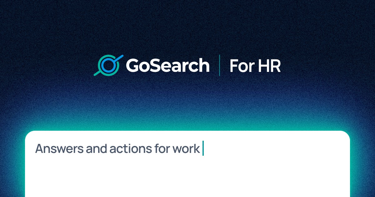 GoSearch | Enterprise Search & AI Agents for HR Teams