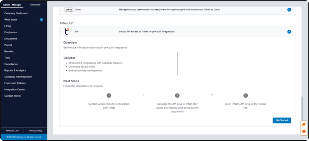 trinet homepage